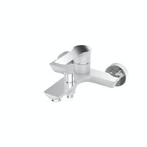 ברז אמבט לבן/כרום B&W GUFO