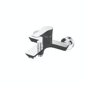 ברז אמבט שחור/כרום B&W MURRE