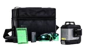 3D פלס לייזר ירוק היקפי 5 קווים + חצובה 1.5 מטר