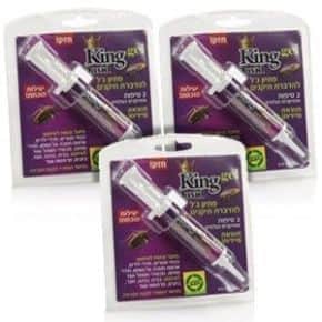 קינג ג''ל להדברת תיקנים 10 גרם 3 יחידות