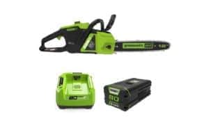 מסור שרשרת 12(305 ממ)80V PRO +סוללה 4Ah +מטען מהיר