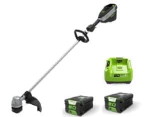 חרמש ";16 2X2.0Ah + 80V PRO+ מטען מהיר greenworks