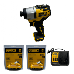 אימפקט 12V | שתי סוללות 2AH ומטען | DeWALT | DCF801