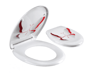 מושב אסלה טריקה שקטה התקנה עילית פרפר