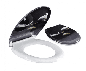 מושב אסלה טריקה שקטה התקנה עילית נוצה+אבן