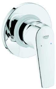 אינטרפוץ 3 דרך אובלי BAUFLOW כרום ניקל GROHE