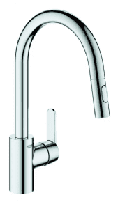 ברז מטבח נשלף GET כרום ניקל GROHE