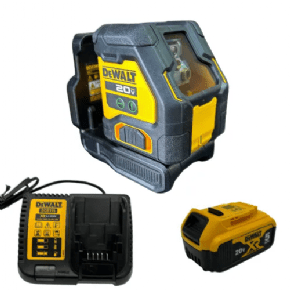 פלס לייזר 20V | סוללה 5HA ומטען | DeWALT | DCLE34021B