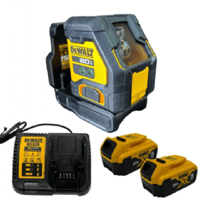 פלס לייזר 20V | שתי סוללות 5HA ומטען | DeWALT | DCLE34021B