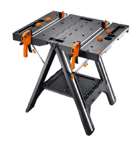 שולחן עבודה מתקפל| מלחציים WORX