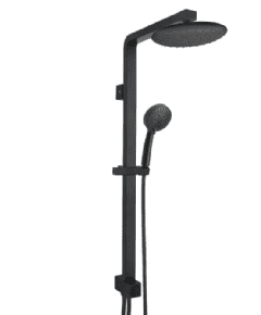 מוט פינוק שחור קבוע וידני ";אריאלה";