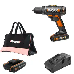 מקדחה 20V | סוללה 2Ah ומטען | WORX | WX101.7