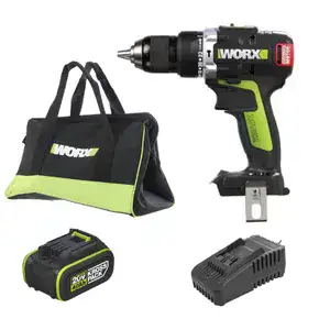 מקדחה 20V | סוללה 4AH ומטען | WORX | WU1899