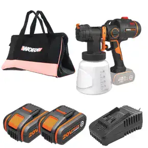 מרסס צבע 20V | שתי סוללות 4HA ומטען | WORX | WX020