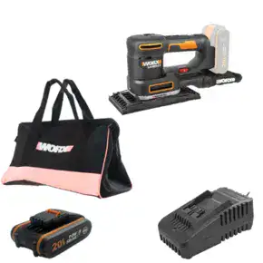 מלטשת 20V  | סוללה 2Ah ומטען | WORX | WX820.9