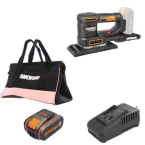 מלטשת 20V | סוללה 4HA מטען | WORX | WX820