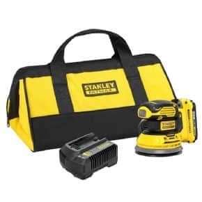 מלטשת אקצנטרית 18V | סוללה 2AH מטען | STANLEY | SFMCW220D1S
