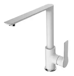 ברז פרח לבן/כרום גבוה B&W ALBATRO (מטבח)