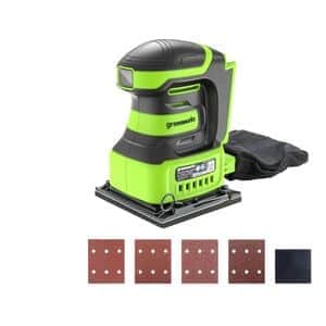 "מלטשת רוטטת מרובעת 24V 11,000 רטיטות בדקה עם שקית איסוף פס