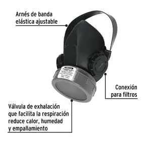 מסיכת ריסוס פילטר יחיד PRETUL