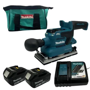 מלטשת 18V | שתי סוללות  4HA + מטען | Makita | DBO380