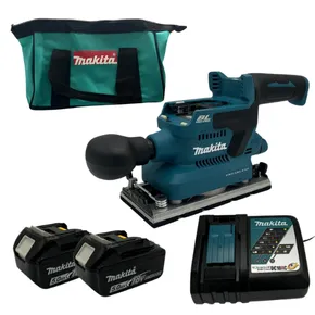 מלטשת 18V | שתי סוללות  5HA + מטען | Makita | DBO380