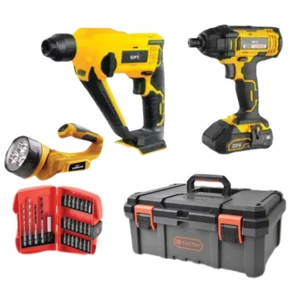 סט פטישון + אימפרט + סוללה 2HA ומטען