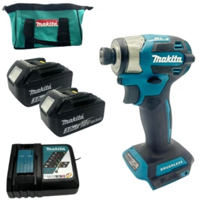 אימפקט 18V | שתי סוללות 3AH ומטען | Makita | XDT20