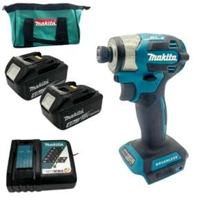 אימפקט 18V | שתי סוללות 5AH ומטען | Makita | XDT20