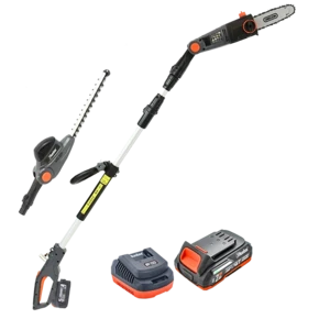 סט גוזם ומסור 18V | סוללה 2Ah ומטען | 102901-010 | HUNTER