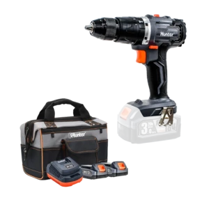 מברגה רוטטת/קודחת נטענת Brushless 18V - זוג סוללות 1.5Ah | מטען 3A | תיק בד 14.5"