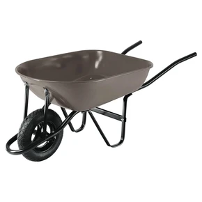 מריצה מתכת 80 ליטר גלגל אוויר ידית 3 חלקים TRUPER PRETUL