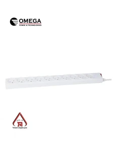 רב שקע כולל מפסק - 10 שקעים