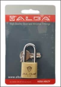 מנעול תליה 30 ב - אלבא