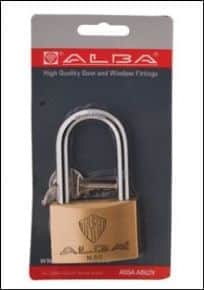 מנעול תליה 60 ב - אחיד ALBA