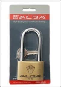 מנעול תליה 60 ג - אלבא