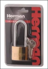 מנעול תליה 40 ג Herman