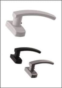 ידית לבנה חצי קפיצית