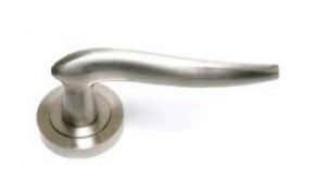 ידית 163 רוזטה מפתח\צילינדר ניקל מוברש