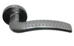 ידית 09 רוזטה מפתח ניקל מוברש