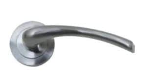 ידית 33 רוזטה מפתח צילינדר ניקל מוברש