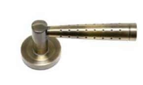 ידית 38 רוזטה מפתח\צילינדר ניקל מוברש