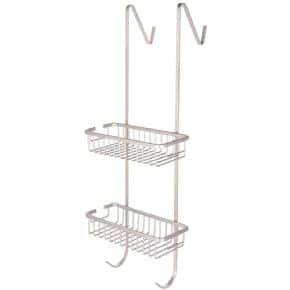 מדף תליה דו-קומתי כסוף