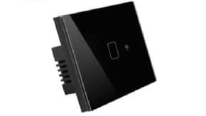 מפסק תאורה שחור מתג 1 TOUCH WIFI