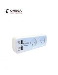 מטען USB + מפצל T