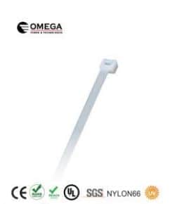 חבק (אזיקון) Nylon66 לבן 4.7X300 מקצועי OMEGA