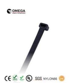 חבק (אזיקון) Nylon66 שחור 4.7X400 מקצועי OMEGA