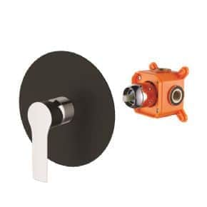 אינטרפוץ 3 דרך שחור עם קופסת הגנה B&W ARAO