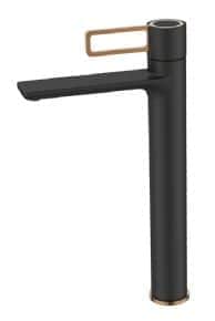 ברז פרח גבוה שחור Pinguino אקווילה פרימיום